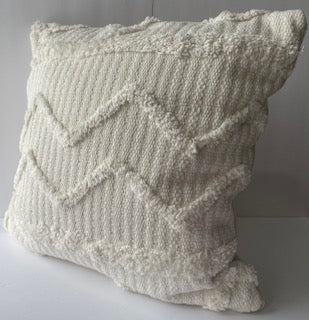 Chenille Zigzag Woven Pillow Cover