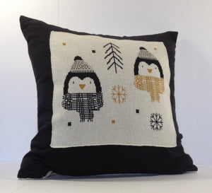 Happy Penguin Pillow Cover