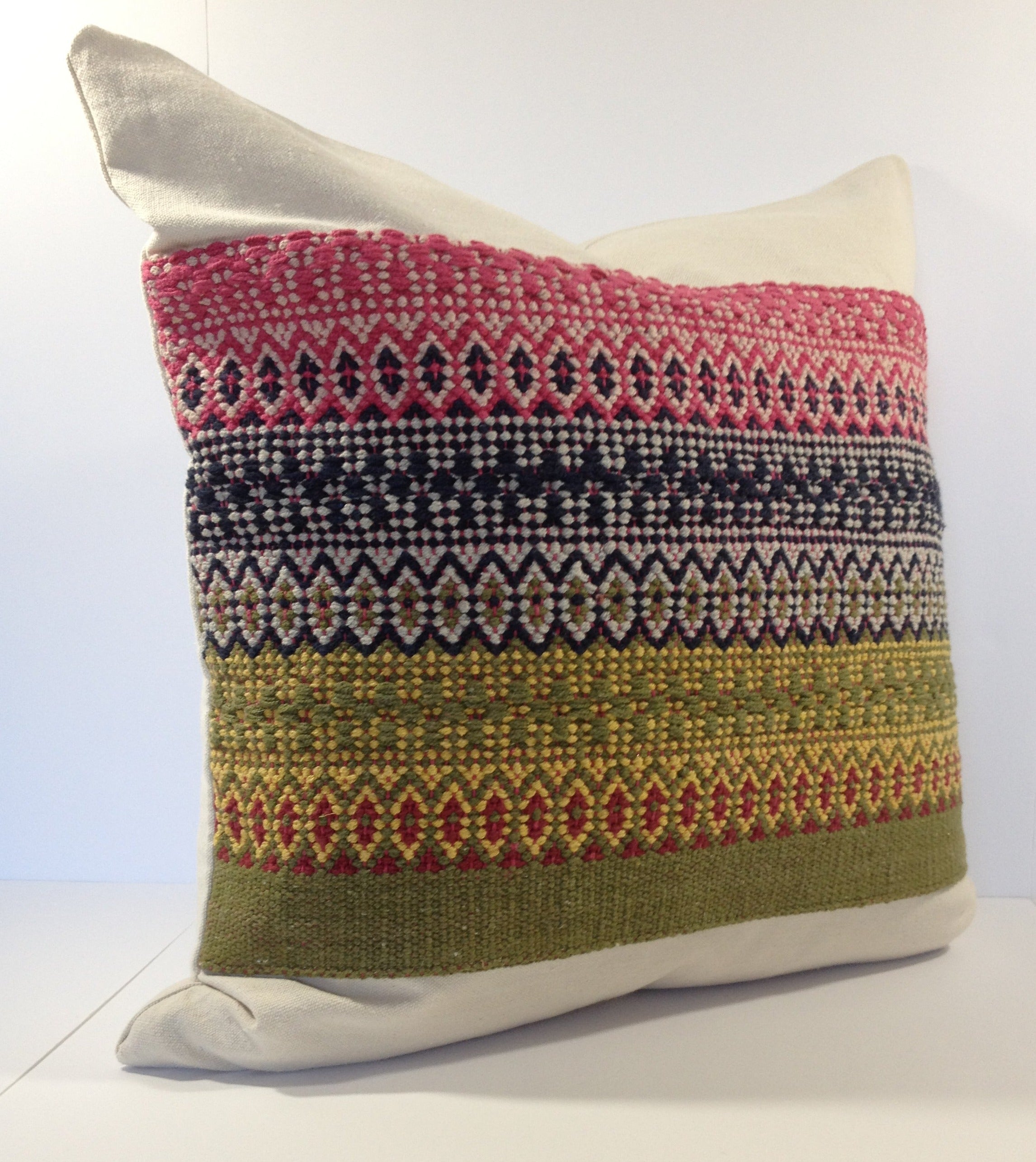 Boho Canvas Pillow Cover